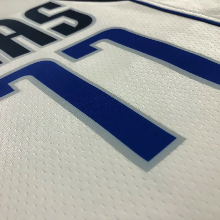 21-22 Dallas DONCIC #77 White 75th Anniversary Top Quality Hot Pressing NBA Jersey