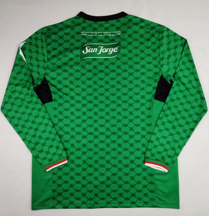 2024 Palestine Long sleeves Fans Version Soccer Jersey
