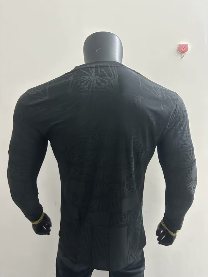 25-26 Mexico Black Special Edition Long sleeves Player Vesion Soccer Jersey