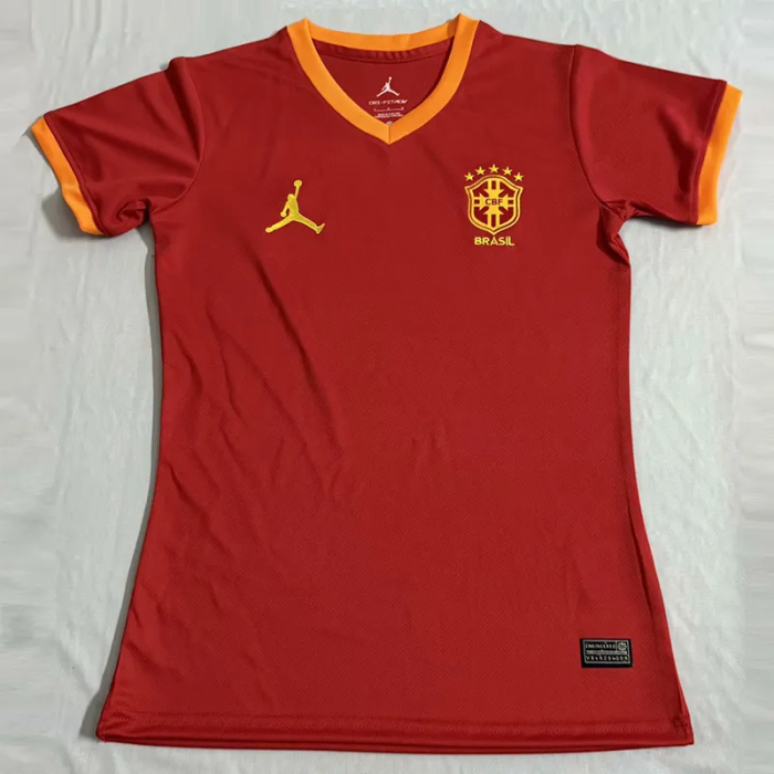 25-26 Brazil Red Special Edition Women Training shirts (女)