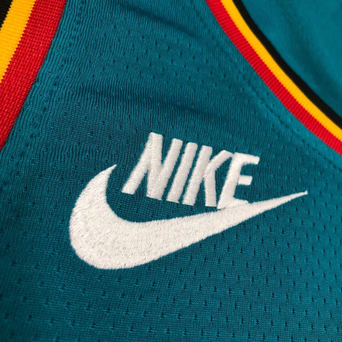 22-23 Pistons IVEY #23 Light blue Top Quality Hot Pressing NBA Jersey (Retro Logo)