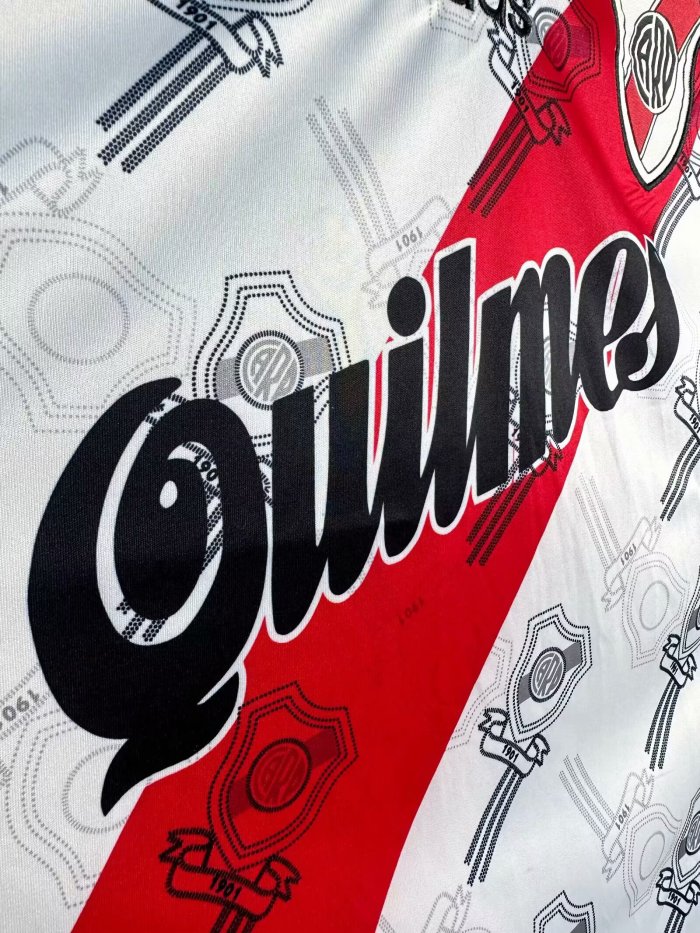 1996-1997 River Plate Home Retro Soccer Jersey