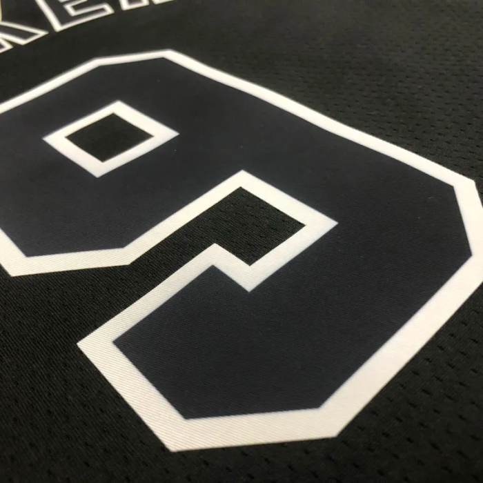 22-23 SA Spurs PARKER #9 Black Top Quality Hot Pressing NBA Jersey (Retro Logo)