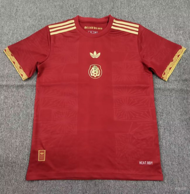 25-26 Mexico Gold Cup Red Fans Soccer Jersey