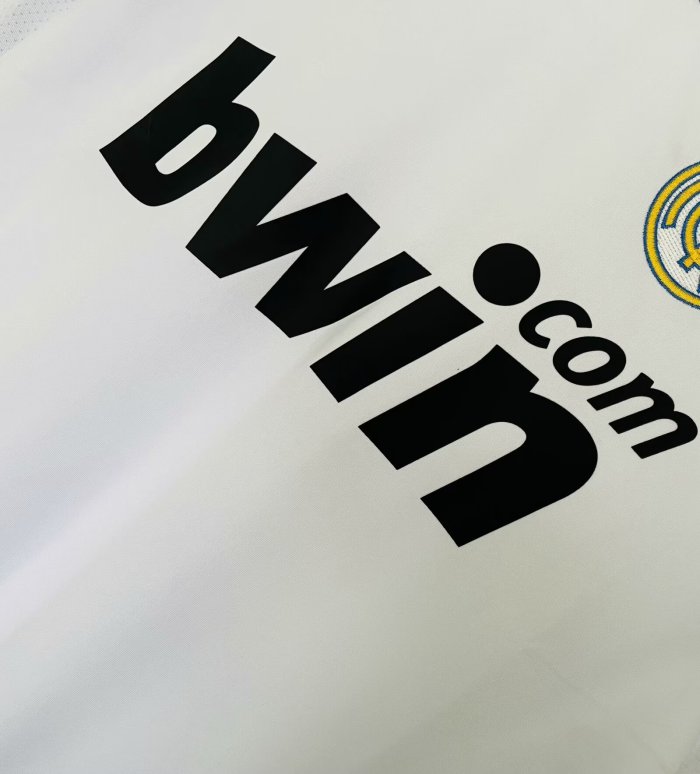 2007-2008 RMA Home Retro Soccer Jersey