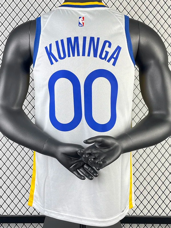 22-23 WARRIORS KUMINGA #00 White Top Quality Hot Pressing NBA Jersey