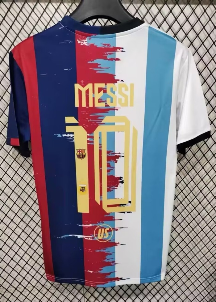 25-26 MESSI #10 Special Edition Fans Soccer Jersey *右蓝白
