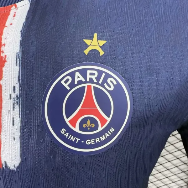 24-25 PSG Home Champions Of Europe 25 ICI C'EST Paris Player Version Soccer Jersey