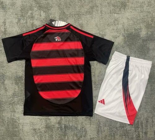 25-26 Flamengo Home Kids Soccer Jersey