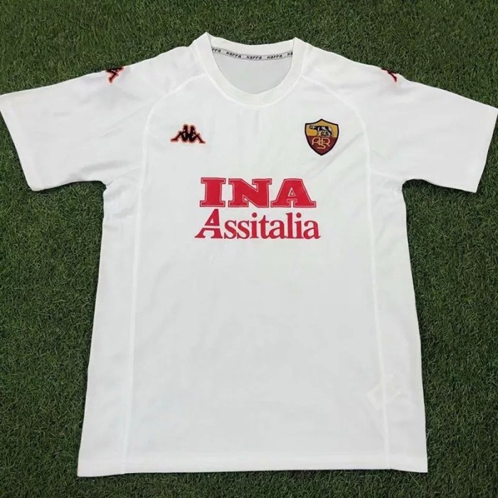 2000-2001 Roma Away Retro Soccer Jersey