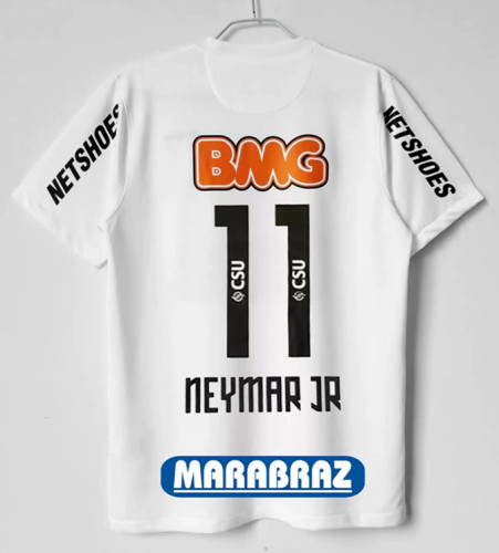 2012-2013 Santos FC Home Retro Soccer Jersey(全广告)