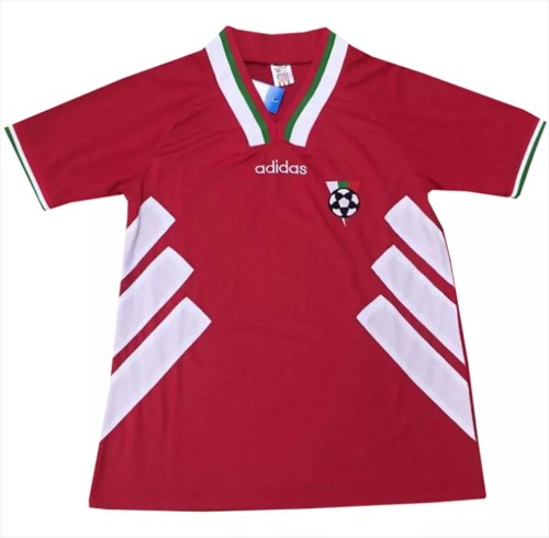 1994 Bulgaria Away Red Retro Soccer Jersey