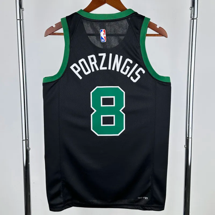 22-23 Celtics PORZINGIS #8 Black Top Quality Hot Pressing NBA Jersey (Trapeze Edition)