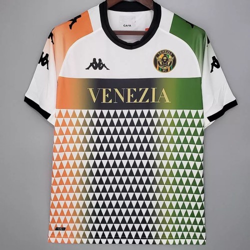 21-22 Venezia FC Away Fans Soccer Jersey