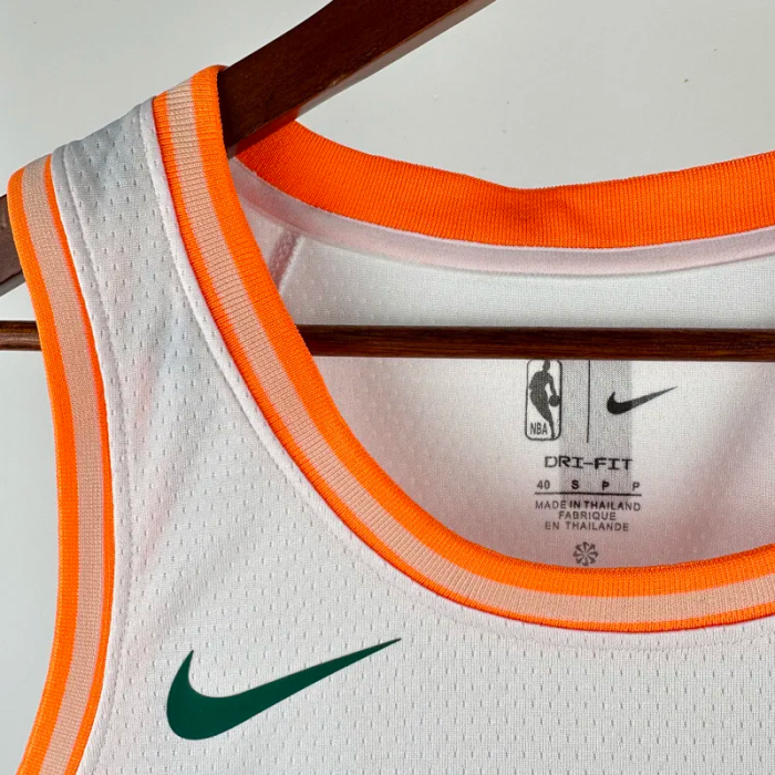 23-24 SA Spurs SOCHAN #10 White City Edition Top Quality Hot Pressing NBA Jersey