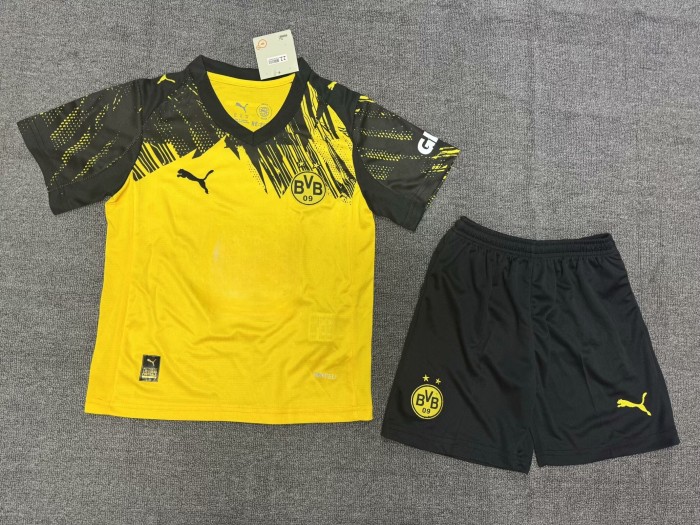 25-26 Dortmund Home Kids Soccer Jersey*空白版