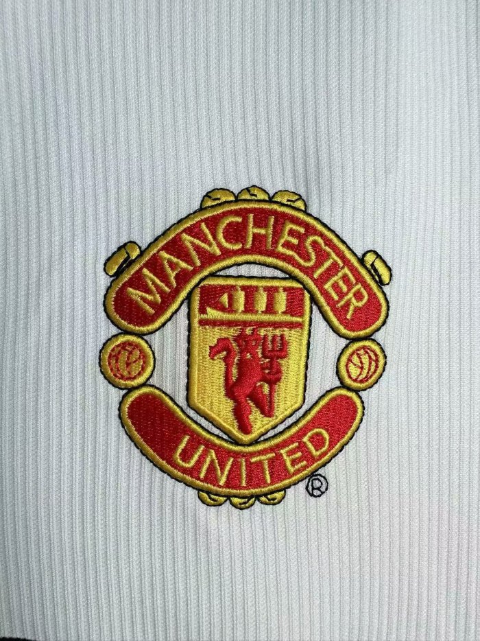 1998 Man Utd Commemorative Edition Long sleeves Retro Soccer Jersey