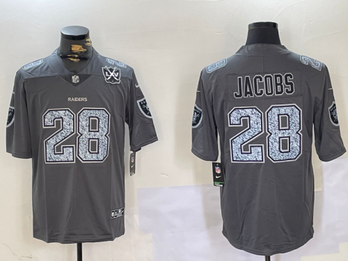 2024 NFL Las Vegas Raiders New Pattern Jersey