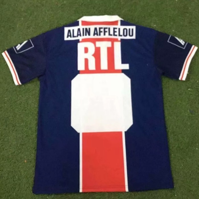 1990-1991 PSG Paris Home Retro Soccer Jersey