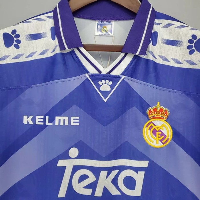 1996-1997 RMA Purple Retro Soccer Jersey