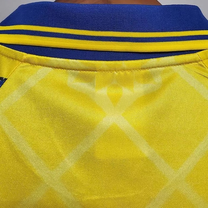 1995-1997 Parma Yellow Retro Soccer Jersey