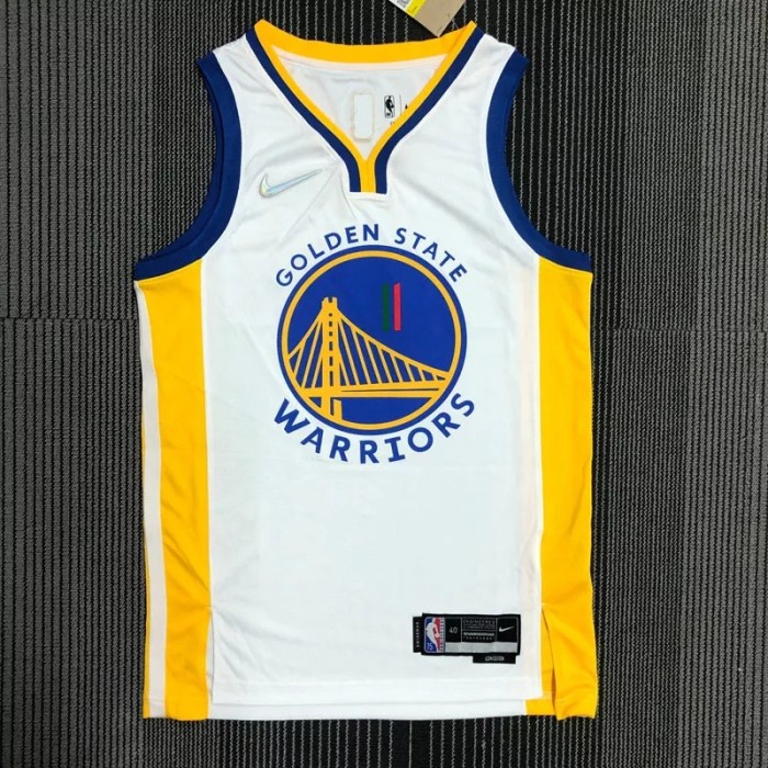 21-22 Warriors THOMPSON #11 'Mexico' White City Edition Top Quality Hot Pressing NBA Jersey