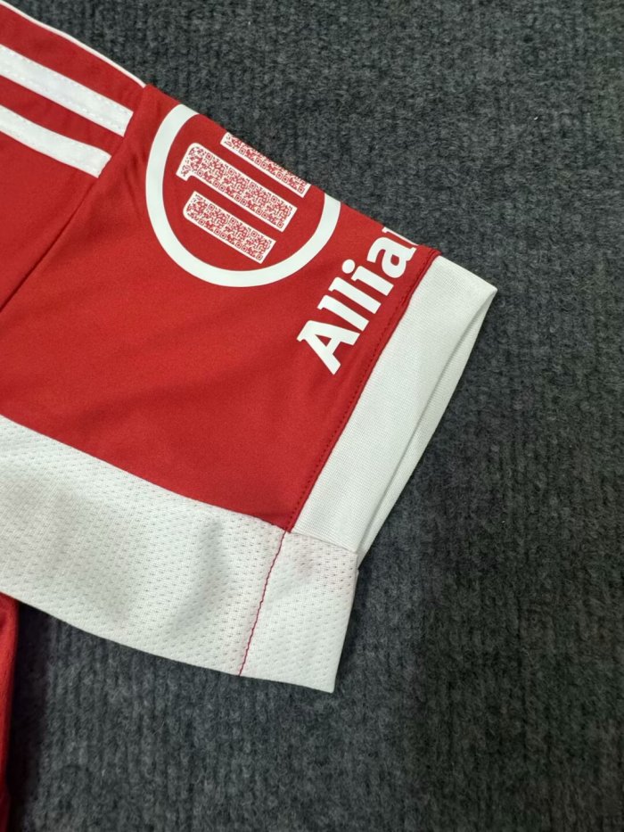 25-26 Bayern Home Muller #25 Print Picture Number Fans Soccer Jersey*球迷