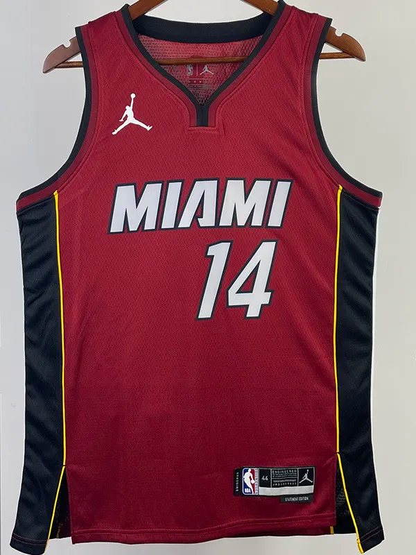 22-23 HEAT HERRO #14 Red Top Quality Hot Pressing NBA Jersey (Trapeze Edition)