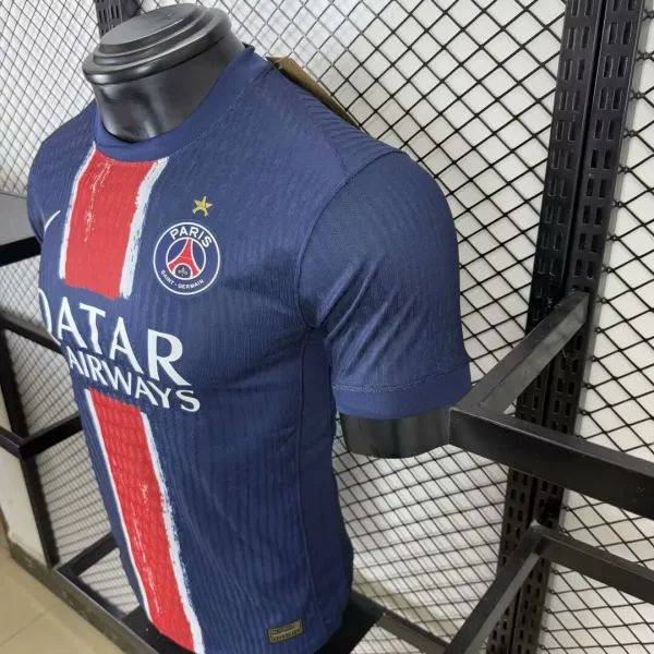 24-25 PSG Home Champions Of Europe 25 ICI C'EST Paris Player Version Soccer Jersey