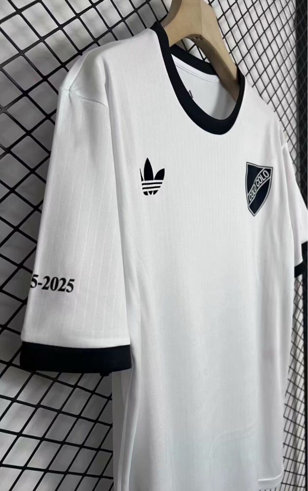 25-26 Colo-Colo 100th Anniversary White Fans Soccer Jersey *黑队标