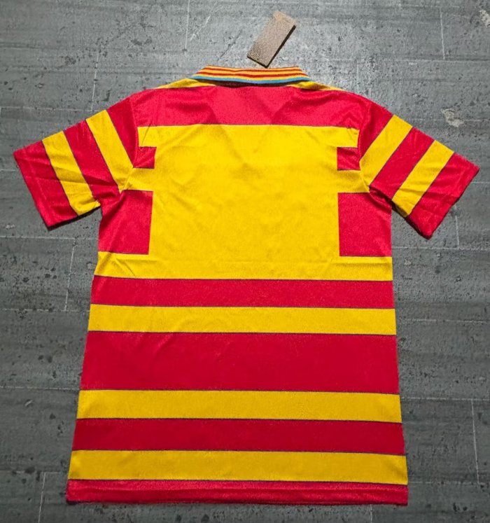 97-98 RC Lens Home Retro Fans Soccer Jersey