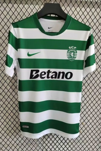 25-26 Sporting Lisbon Home Fans Soccer Jersey