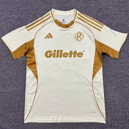 25-26 New England Revolution Beige Training shirts