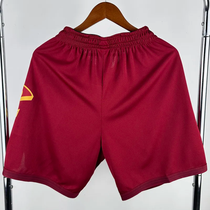 23-24 Cleveland Cavaliers Red Away Top Quality NBA Pants