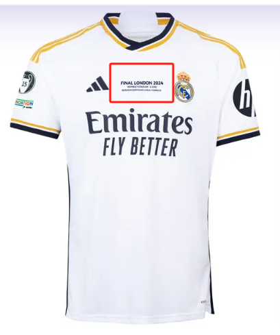 23-24 RMA Home ULC 15 Champion Fans Version Soccer Jersey