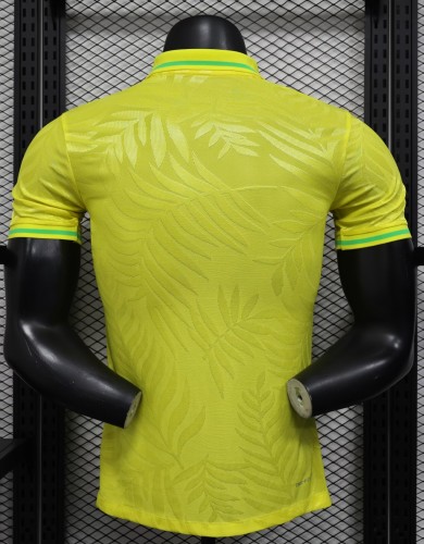 25-26 Brazil Yellow Special Edition Player Version Soccer Jersey