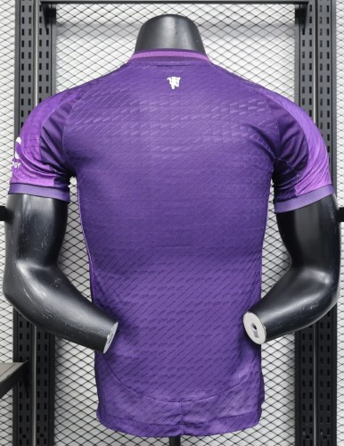25-26 Man Utd Purple Special Edition Player Version Soccer Jersey