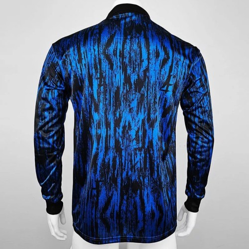 1993 Man Utd Away Long Sleeve Retro Soccer Jersey