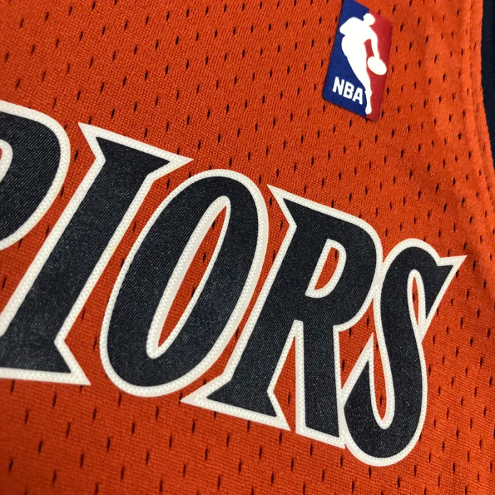 2010 WARRIORS CURRY #30 Orange Retro Top Quality Hot Pressing NBA Jersey