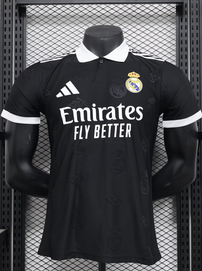 25-26 RMA Black Special Edition Player Version Training Shirts