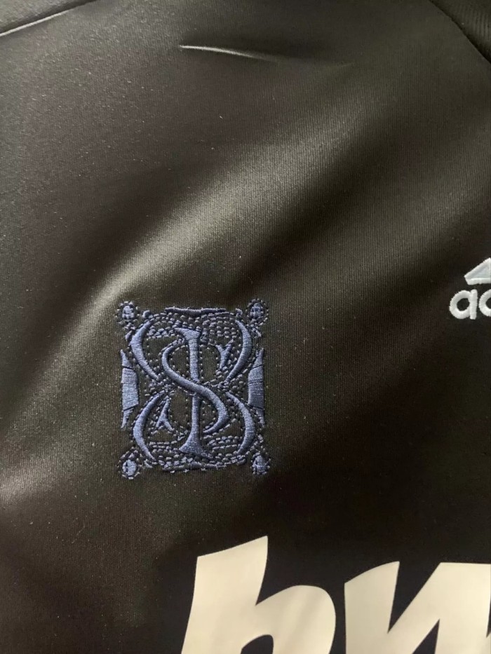 2009-2010 RMA Away Black Retro Soccer Jersey