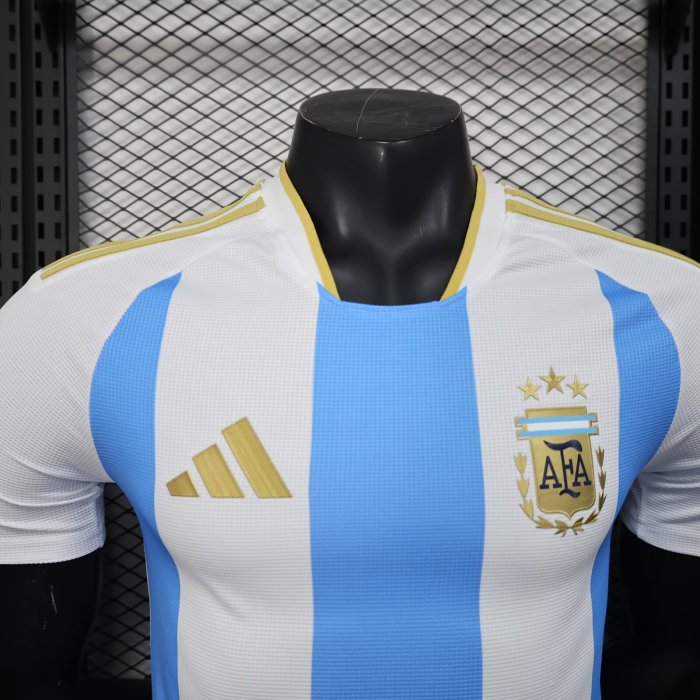 25-26 Argentina Home Player Version Soccer Jersey
