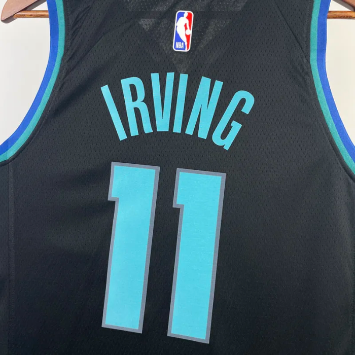 22-23 Dallas Mavericks IRVING #11 Blue Black Top Quality Hot Pressing NBA Jersey