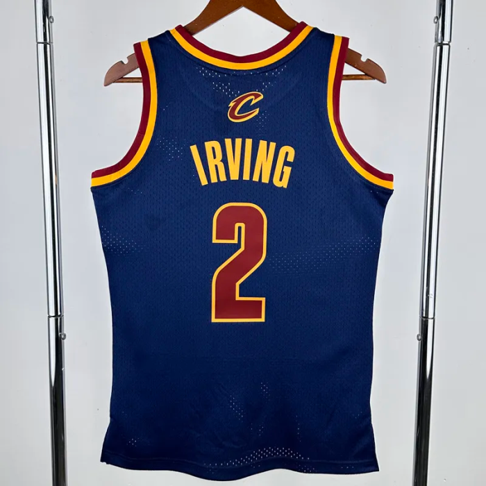 2011-2012 Cleveland Cavaliers IRVING #2 Royal blue Retro Top Quality Hot Pressing NBA Jersey