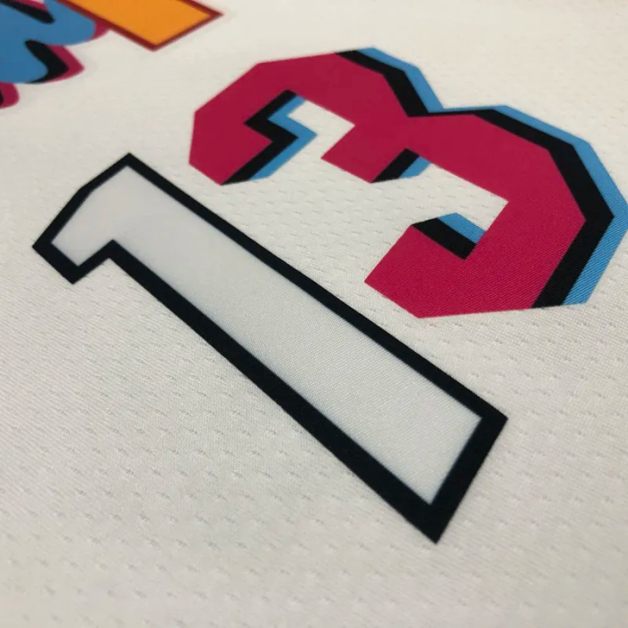 22-23 HEAT ADERAYO #13 White City Edition Top Quality Hot Pressing NBA Jersey