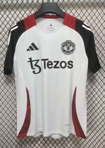 25-26 Man Utd White Special Edition Fans Soccer Jersey
