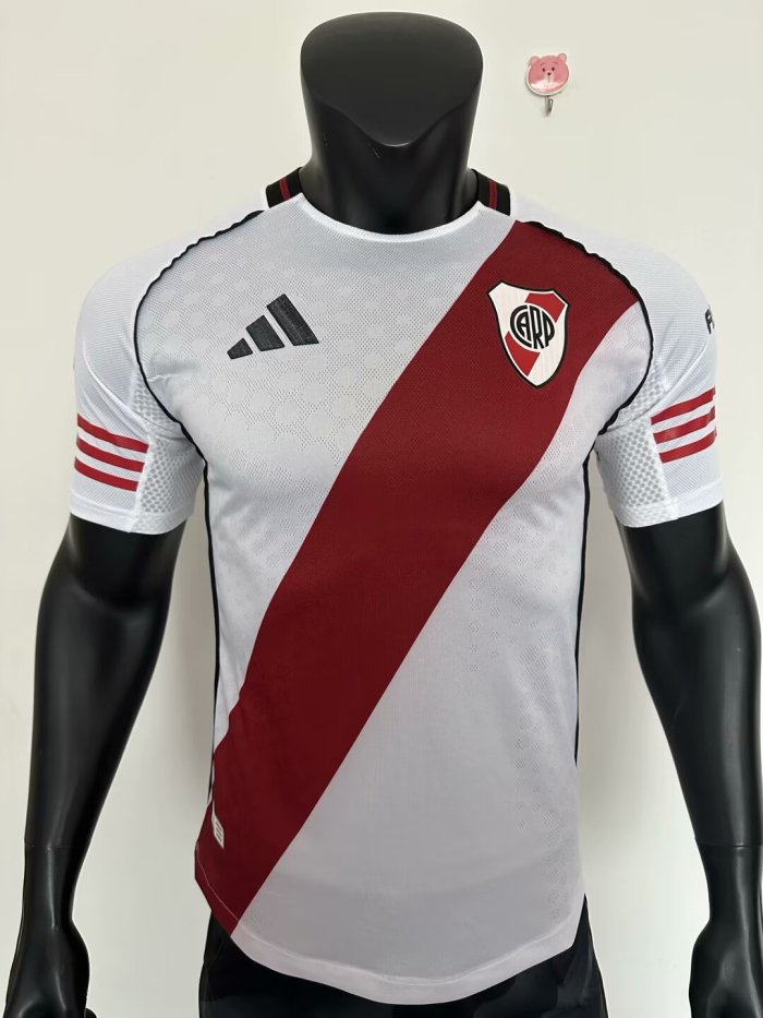 25-26 River Plate Home Player Version Soccer Jersey