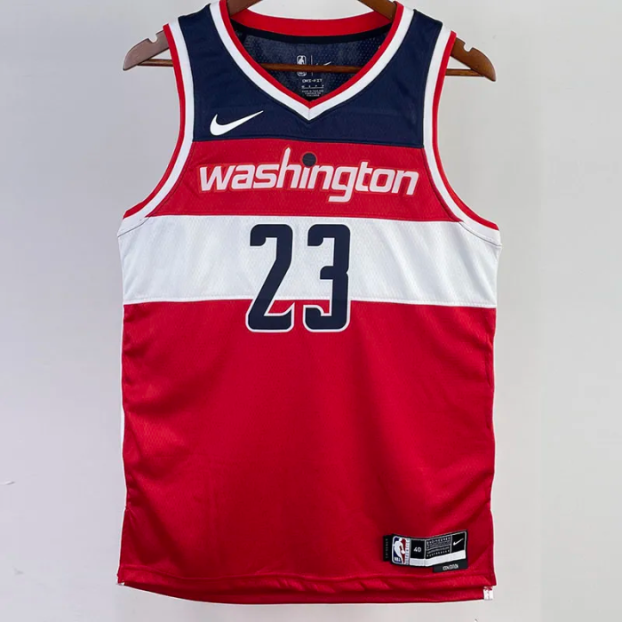 22-23 Wizards JORDAN #23 Red Top Quality Hot Pressing NBA Jersey