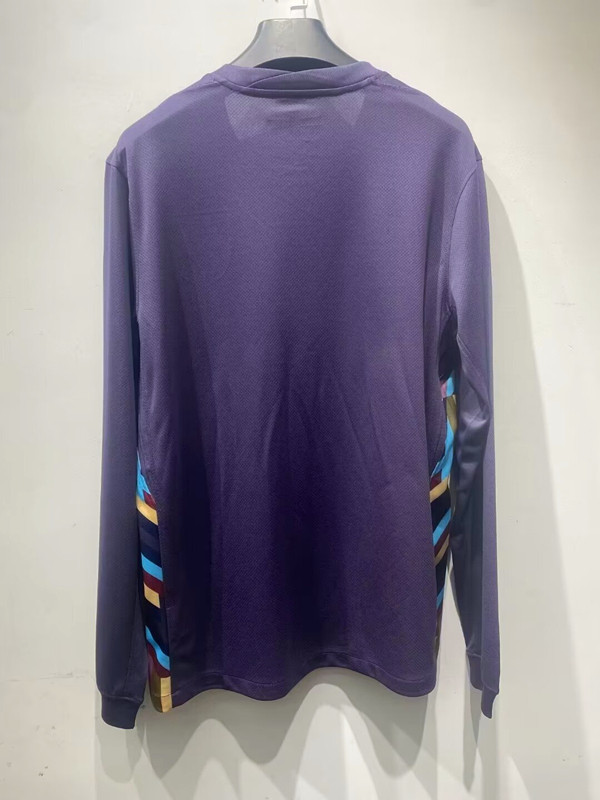 2024 Englande Europe Cup Away Fans Version Long sleeves Soccer Jersey