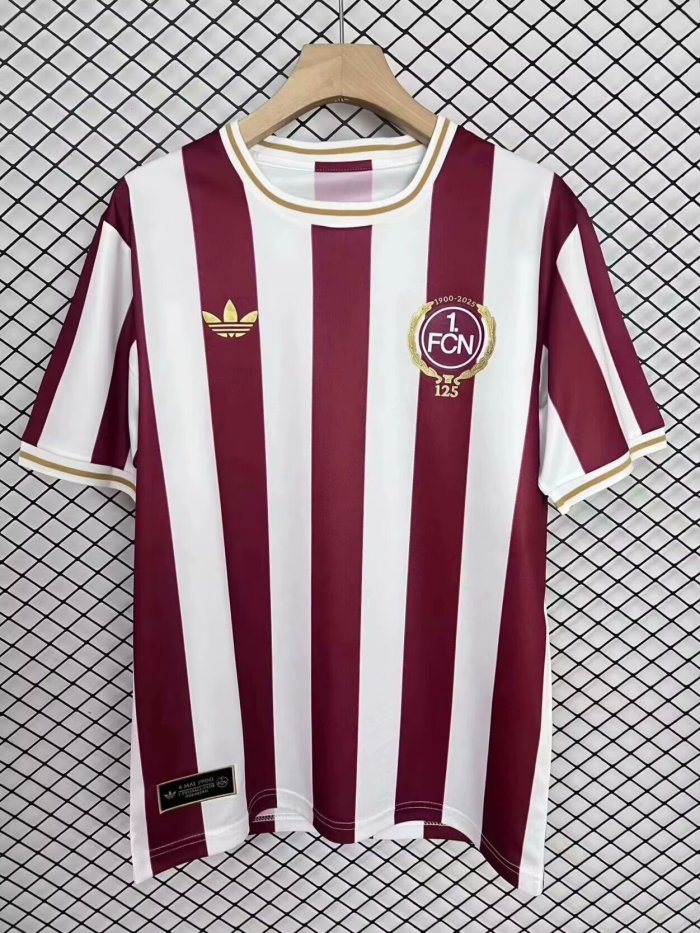 25-26 Nurnberg 125th Anniversary Edition Fans Soccer Jersey
